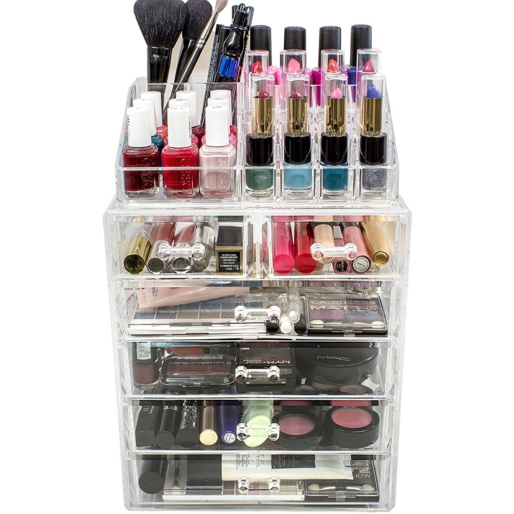 BEST PRICE Acrylic Multifunctional Cosmetics/ Jewelry Storage Case